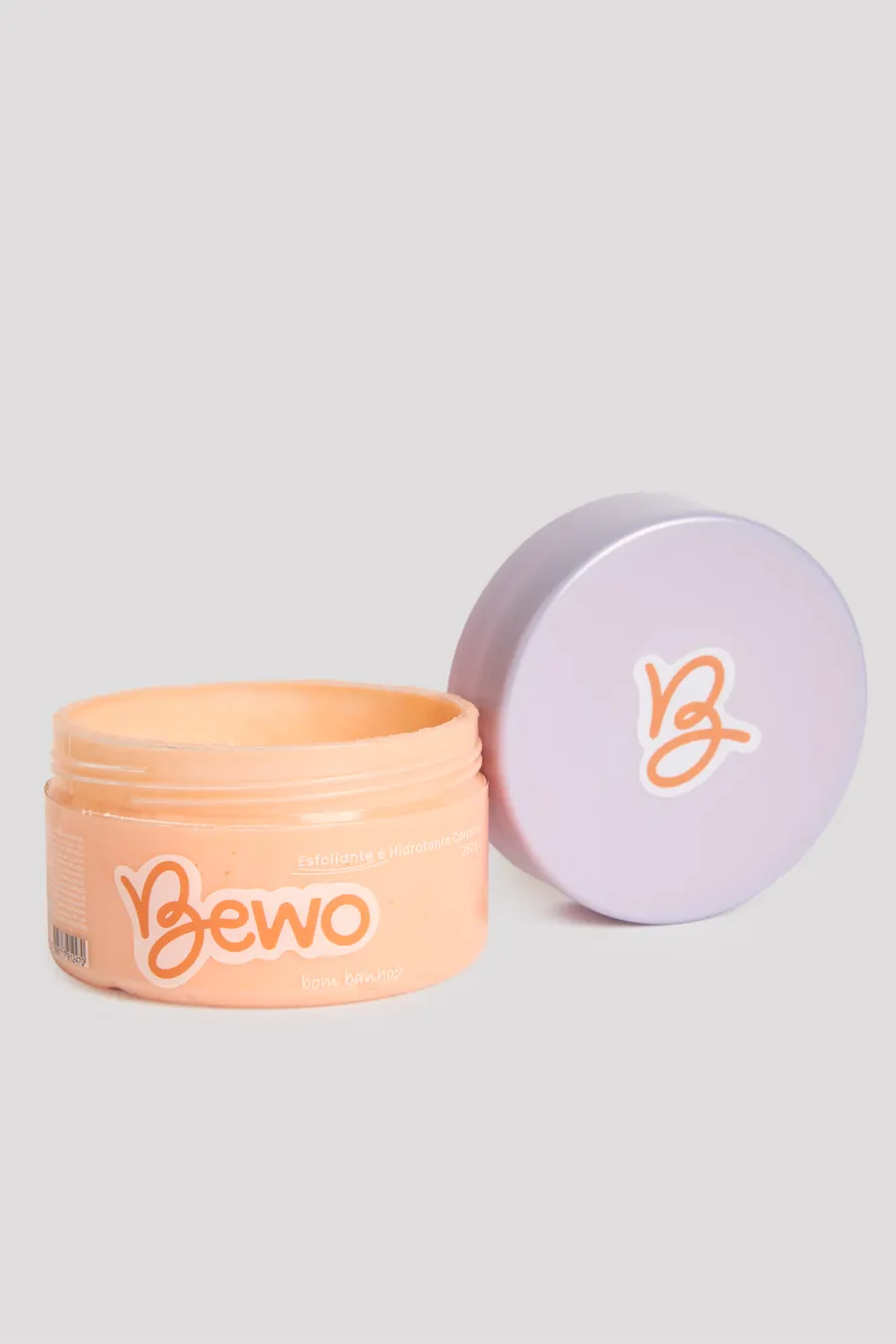 Esfoliante Bewo aberto com textura